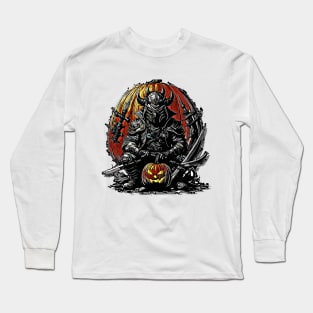 samurai halloween Long Sleeve T-Shirt